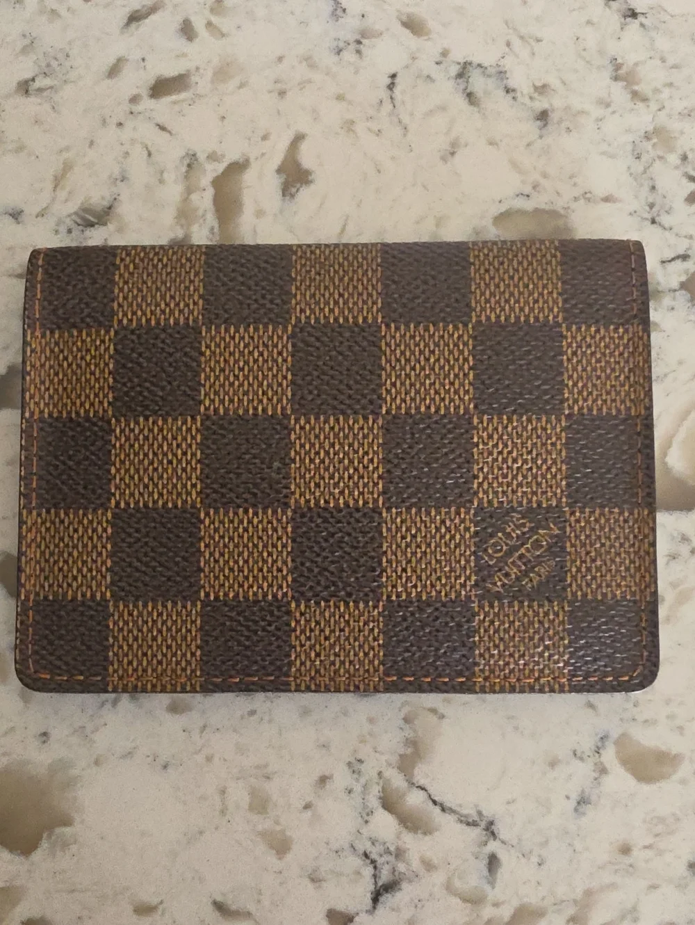 Louis Vuitton Card Case in Damier Ebene